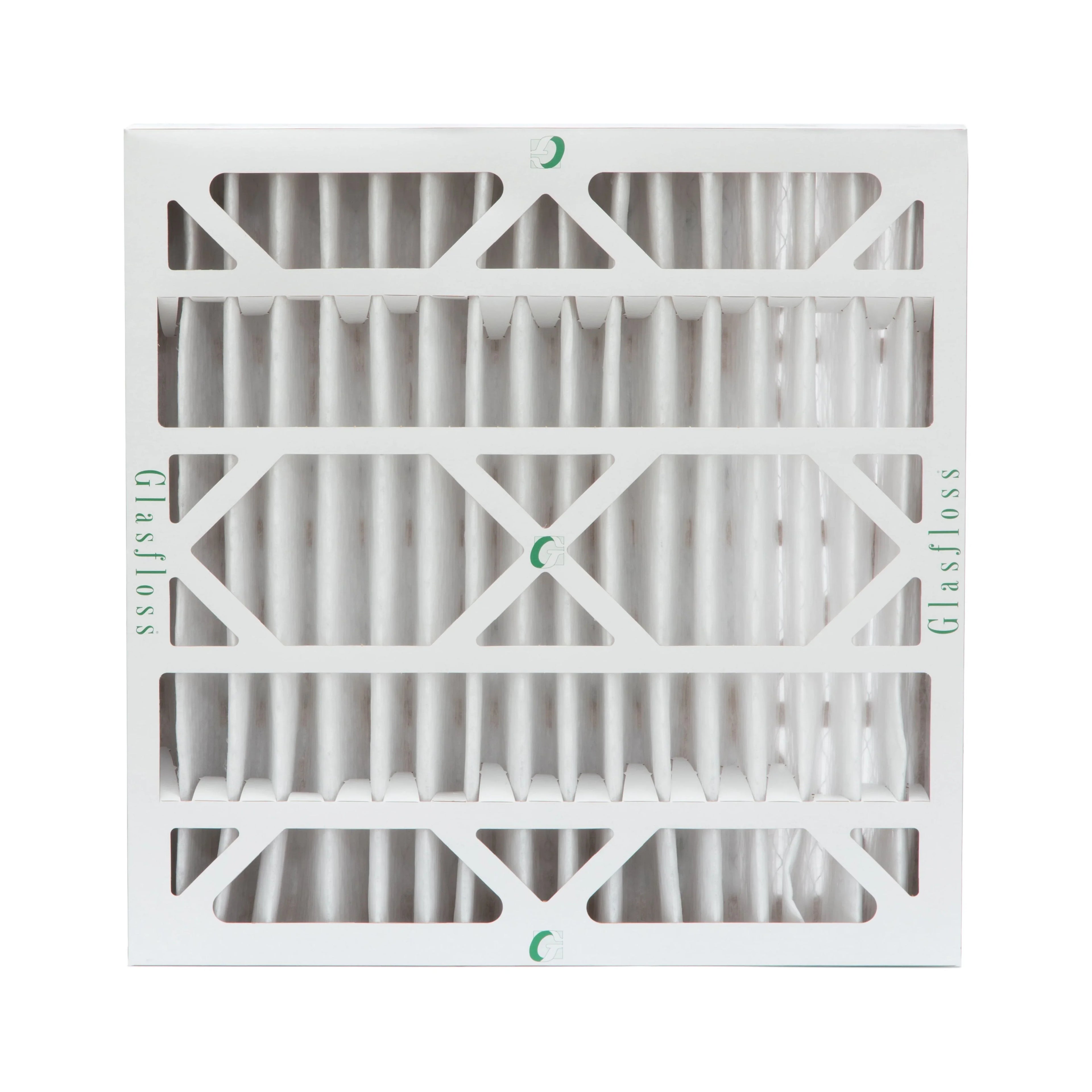 6 Pack of 20x20x4 MERV 10 Pleated 4" Inch Air Filters by Glasfloss. Actual Sizeize: 19-1/2 x 19-1/2 x 3-3/4