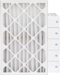 16X25x4 MERV 8 Pleated HV Furne 4'' Air Filters By Pamlico. Case Of 6. tual Sizeize: 15-1/2 X 24-1/2 X 3-3/4, Ivory