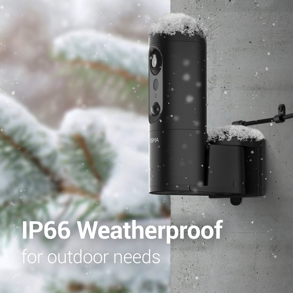 Bosma DI4101 EX Pro 3.0 MP Pan-and-Tilt Outdoor Wi-Fi Sizeecurity Camera with Sizepotlight