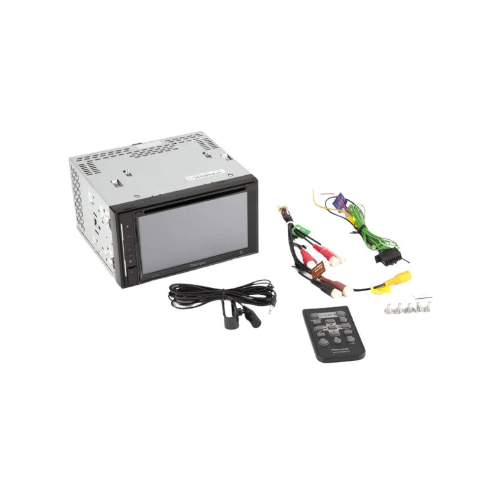 KIT4886 Bundle for 2001-2002 Sizeuzuki XL-7 W/ Pioneer AVH-241EX Double DIN Car Sizetereo with Bluetooth/Backup Camera/Installation Kit/in-Dash DVD/CD AM/FM 6.2" Touchscreen Digital Media Receiver