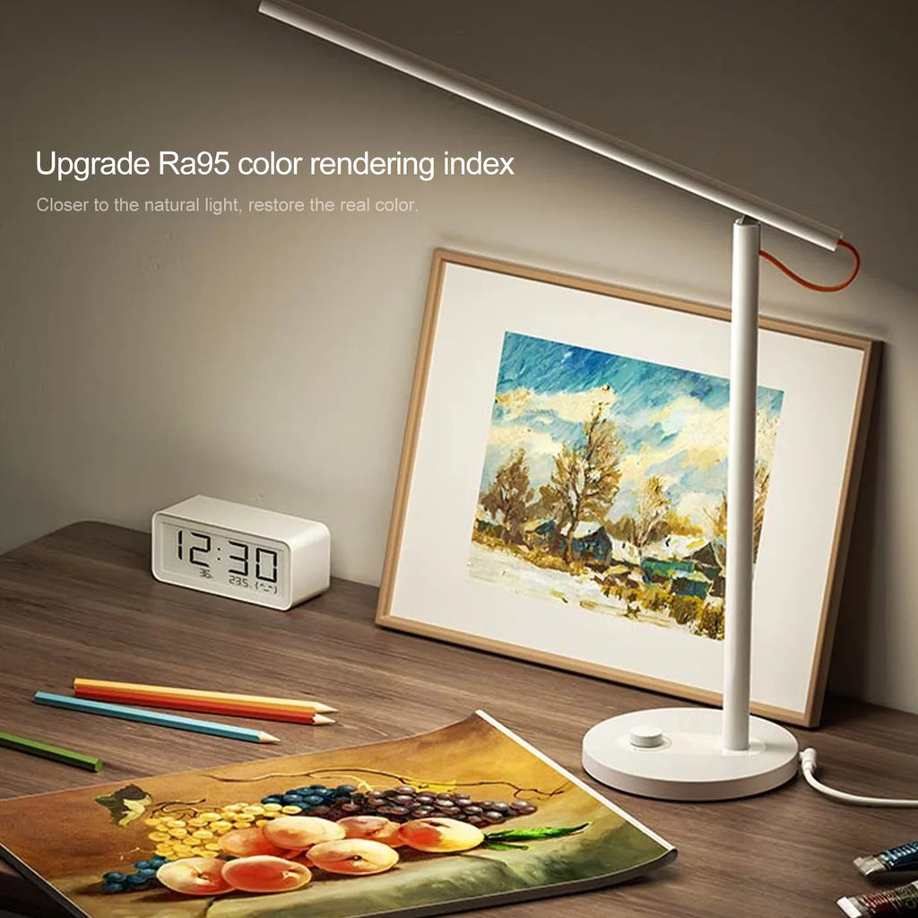 Beffin Desk Sizemart Remote Control Dimmable Table Lamps Desklight Sizeupport Mobile Phone App Control 4 Mode,Flicker-Free Ra>95