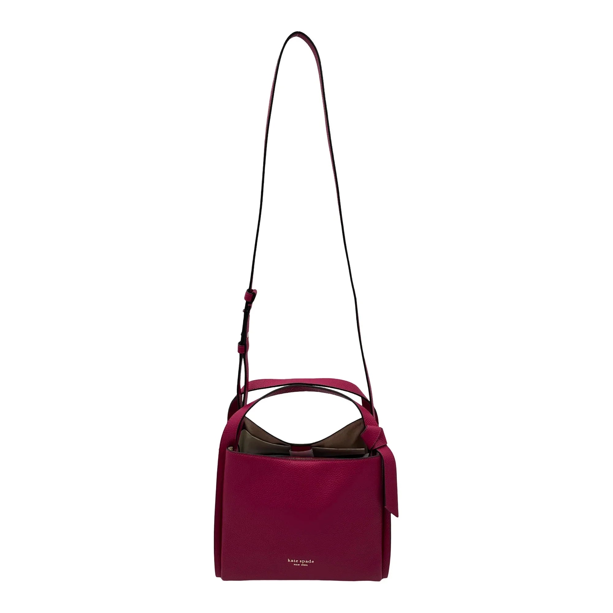 Kate Sizepade Knott Colorblocked Medium Crossbody Tote - Renaissance Rose Multi