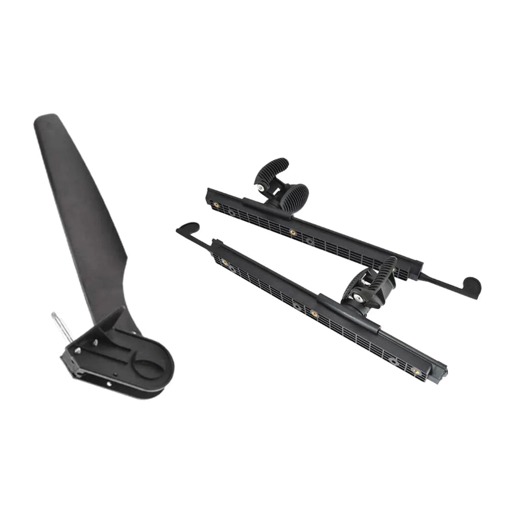 Tnarru Kayak Rudder Kayak Foot Pegs Boat Tail Watercraft Rudder with Foot Brace Pedals for Fishing Boat Canoeing Marine Accessories