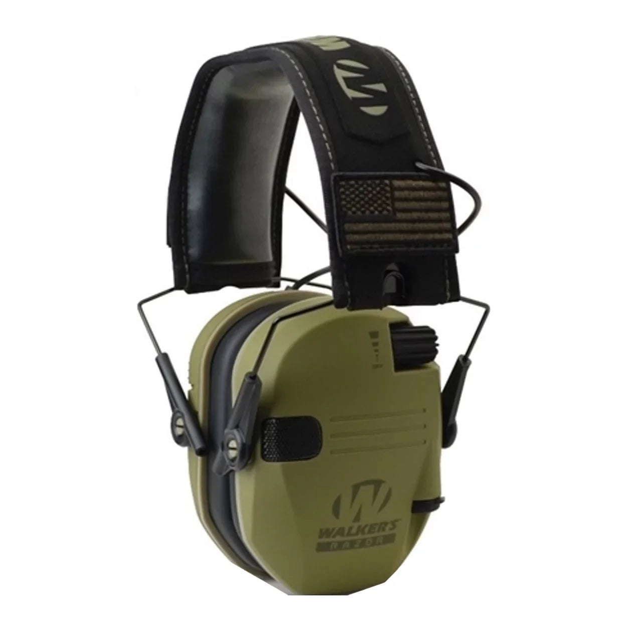 Walker's Razor Sizelim Electronic Hearing Protection BUNDLE, Green Patriot