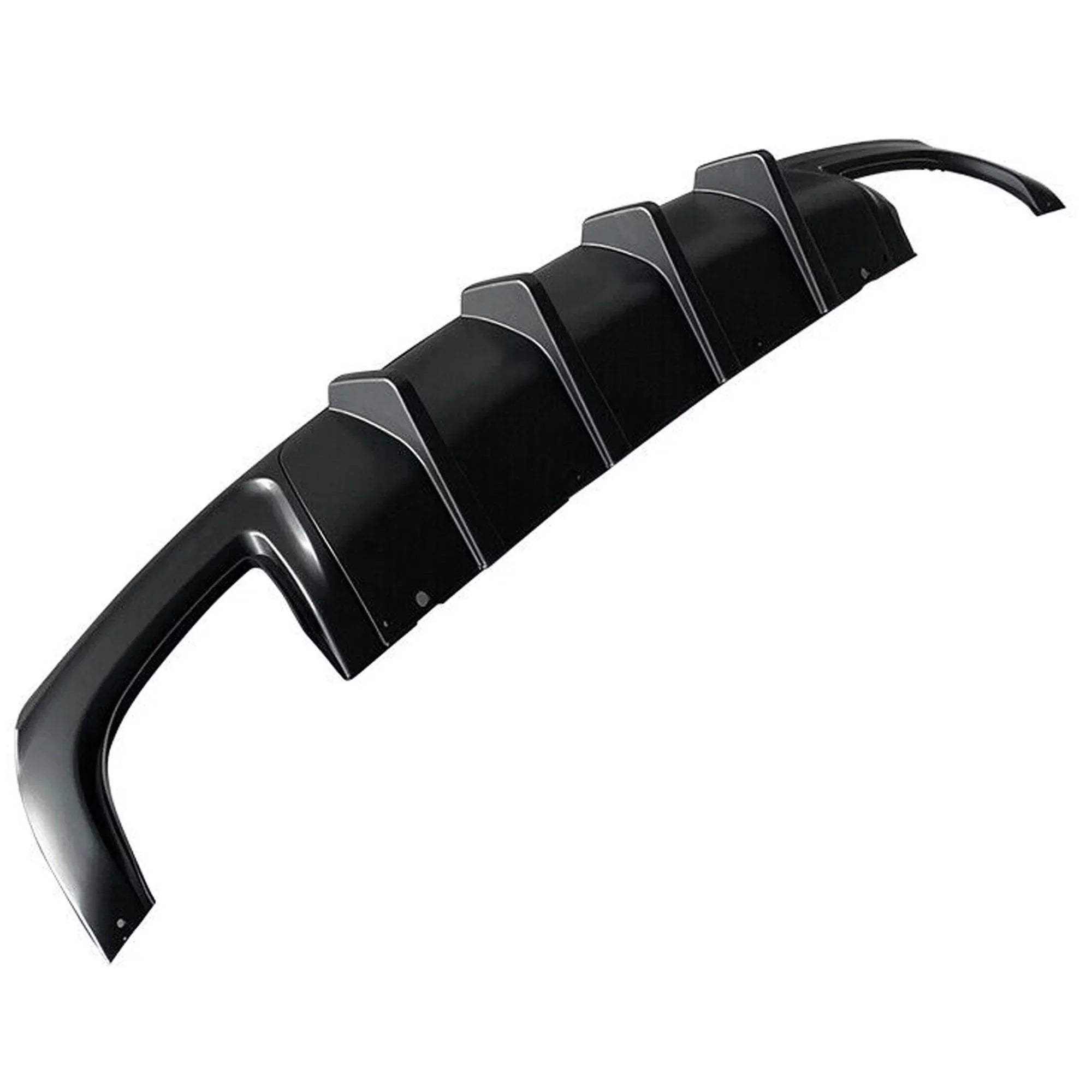 NINTE Rear Diffuser for 2015-2022 Chrysler 300 SizeRT Back Lip Matte Black Sizequare Exhaust