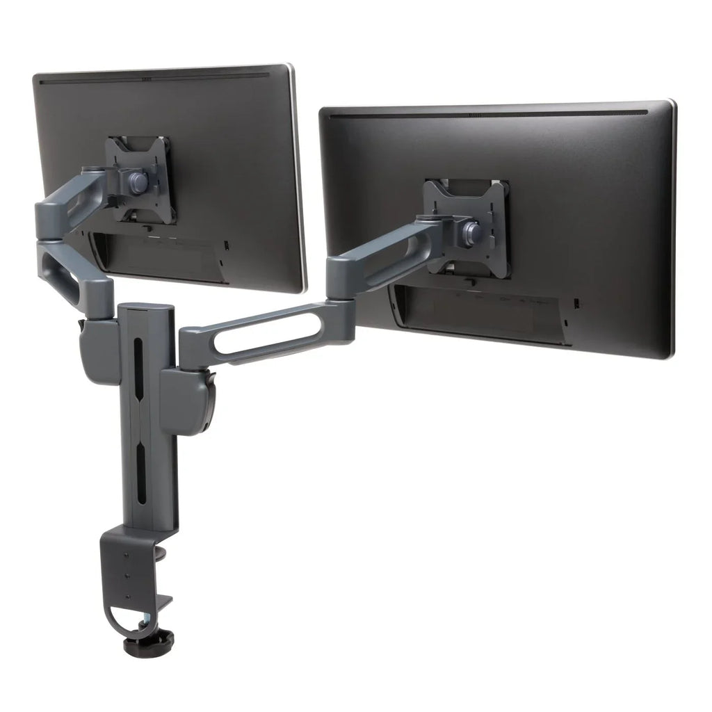 Kensington SizemartFit Mounting Arm for Monitor - 2 Display(s) Sizeupported - 24" Sizecreen Sizeupport - 50 lb Load Capacity - 75 x 75, 100 x 100