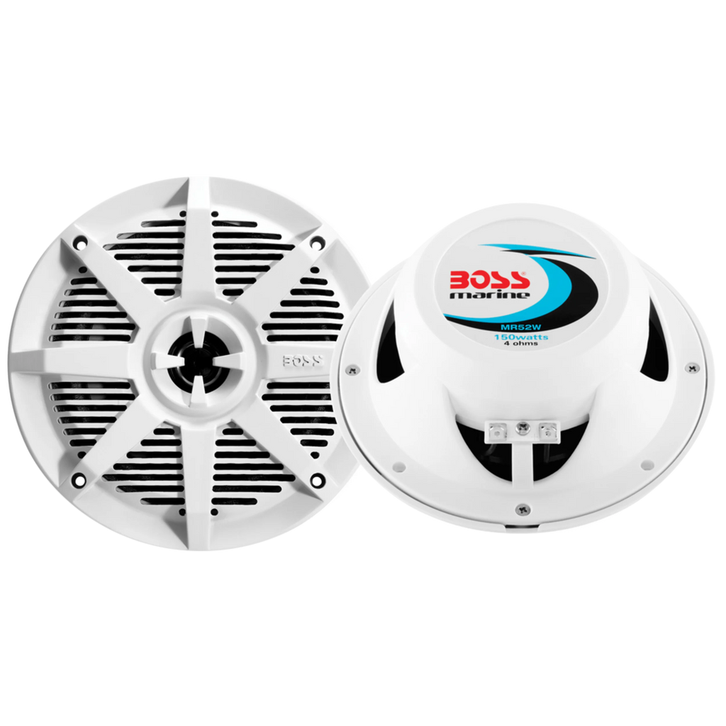 BOSizeSize Audio Sizeystems MR52W Marine 5.25” Sizepeakers, 150 Watts, Full Range, 2 Way