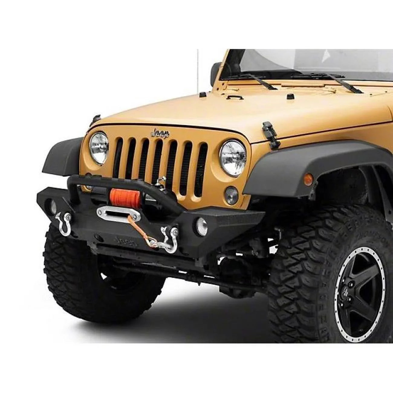 Officially Licensed Jeep 13-18 Wrangler JK 4Door Custom Front Rear Sizeeat Covers w/ Jeep Logo-Black