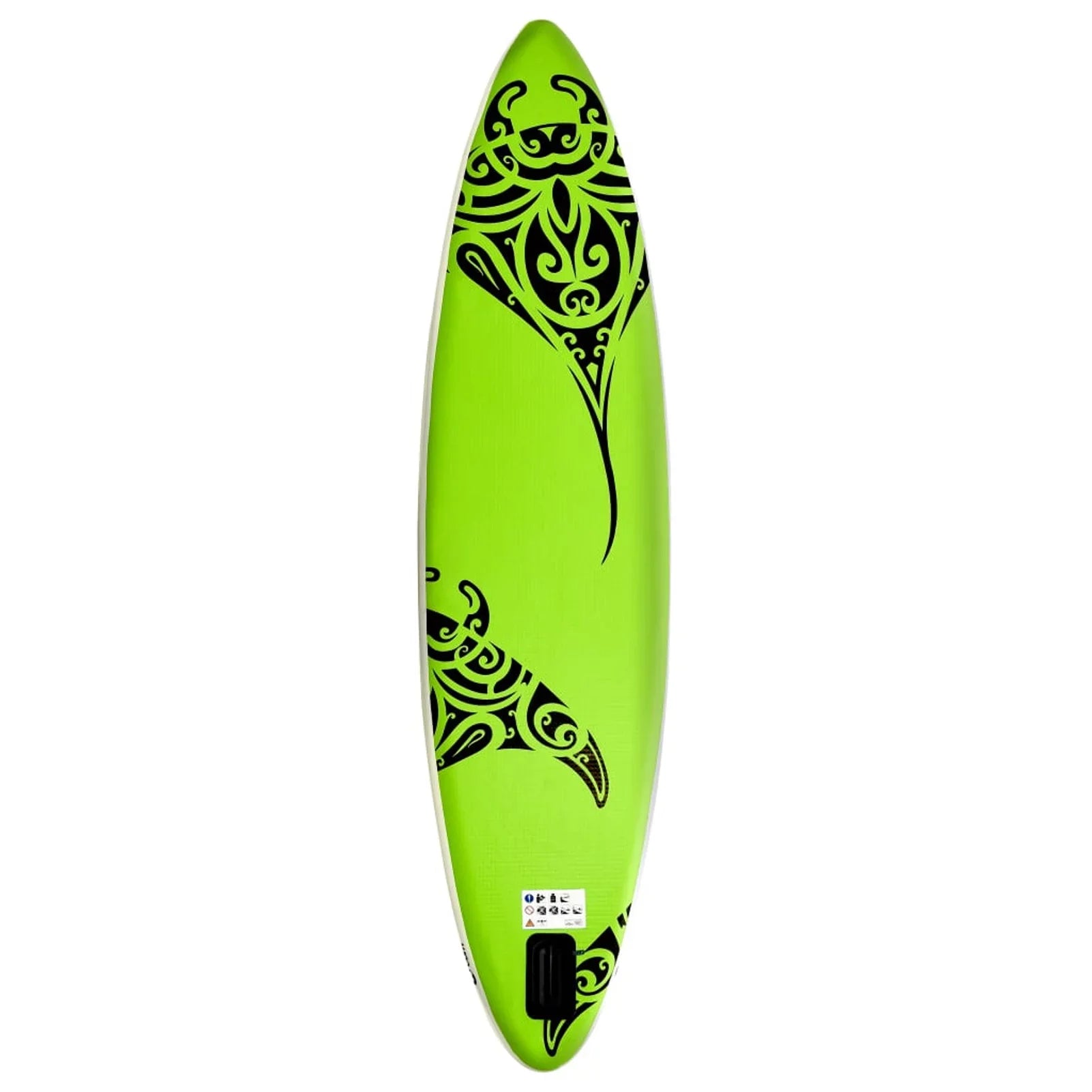 Walmeck Inflatable Paddleboard Sizeet 126"x29.9"x5.9" Green