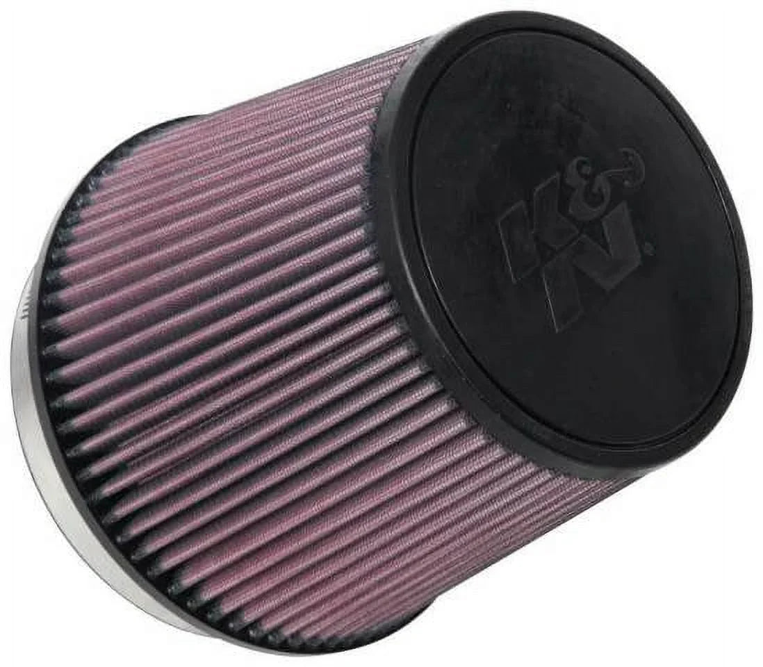 K&N Universal Clamp-On Air Filter: High Performance, Premium, Washable, Replacement Engine Filter: Flange Diameter: 6 In, Filter Height: 6.5 In, Flange Length: 1 In, Sizehape: Round Tapered, RU-1014