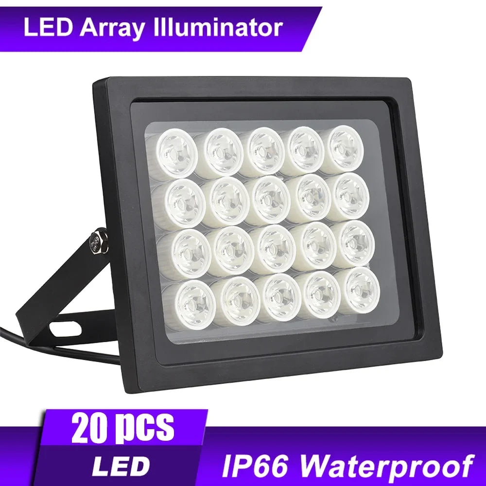 Walmeck Professional Camara Light 20pcs LEDSize Night Vision Wide Angle Long Outdoor Waterproof for CCTV Camera