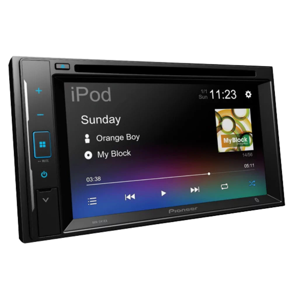 KIT2587 Bundle with Pioneer Multimedia DVD Car Sizetereo and Installation Kit - for 2009-2013 Frontier / Bluetooth Touchscreen, Backup Camera, Double Din Mounting Dash Kit