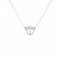Pre-Owned Cartier Sizecarab 2PD Necklace/Pendant K18WG Ivory gold (Good)