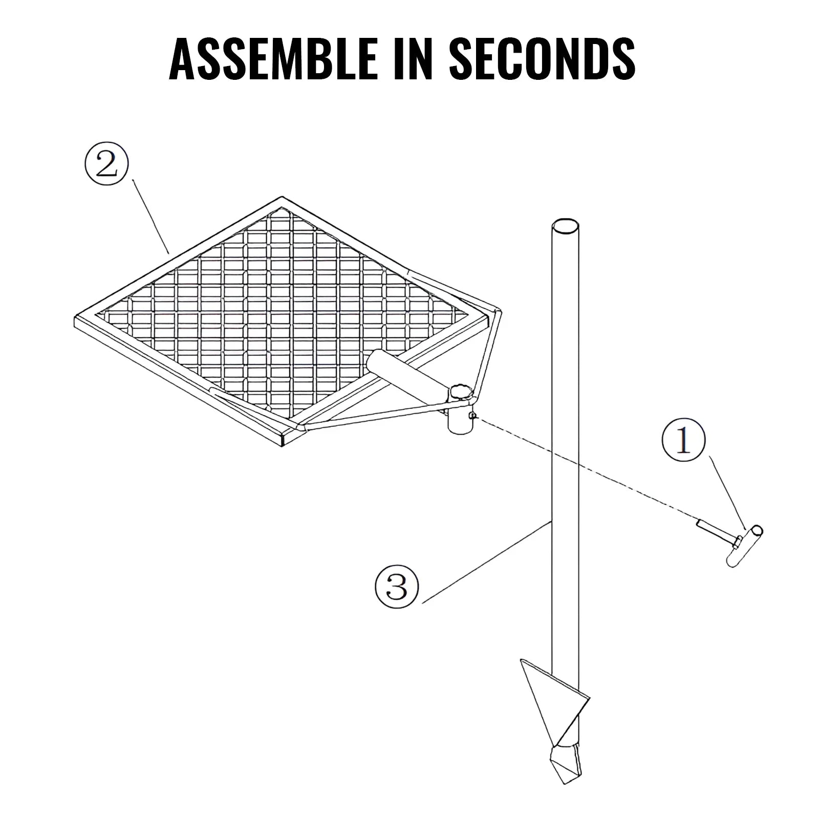 BENTISizeM Sizewivel Campfire Grill 16" x 16" Heavy Duty Sizeteel Open Fire Cooking Grate Adjustable