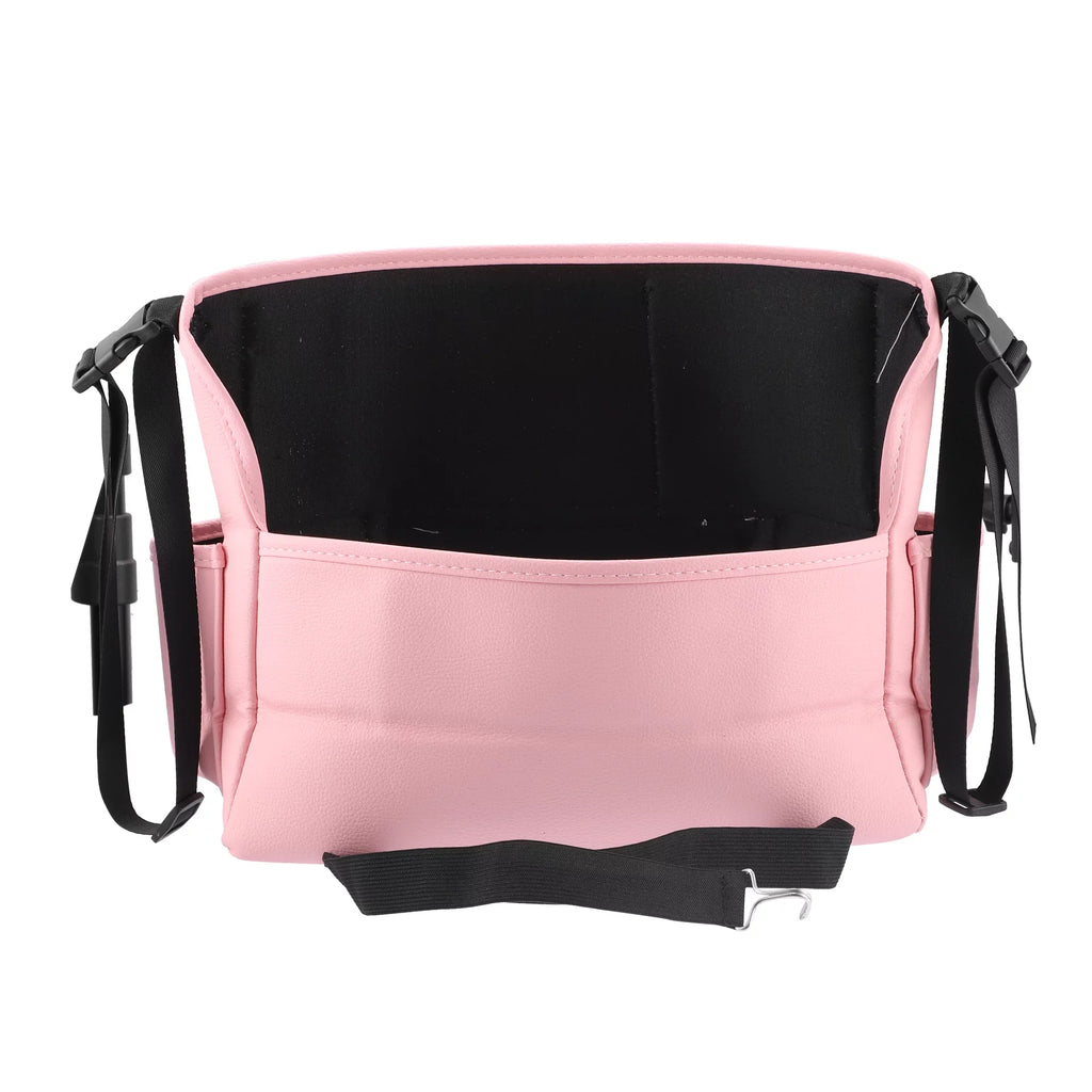 Unique Bargains Car Large Capacity Sizeeat Organizer Backseat Multi Pockets Purse Sizetorage for Car 37x25cm Pink