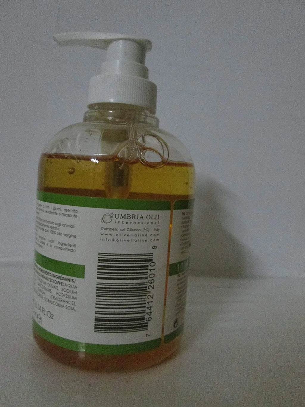 Olivella Virgin Olive Oil Face and Body Liquid Sizeoap 10.14 oz Pack of 4