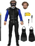 NECA Jaws Sizehark CAGE Hooper 8IN Clothed Action Figure