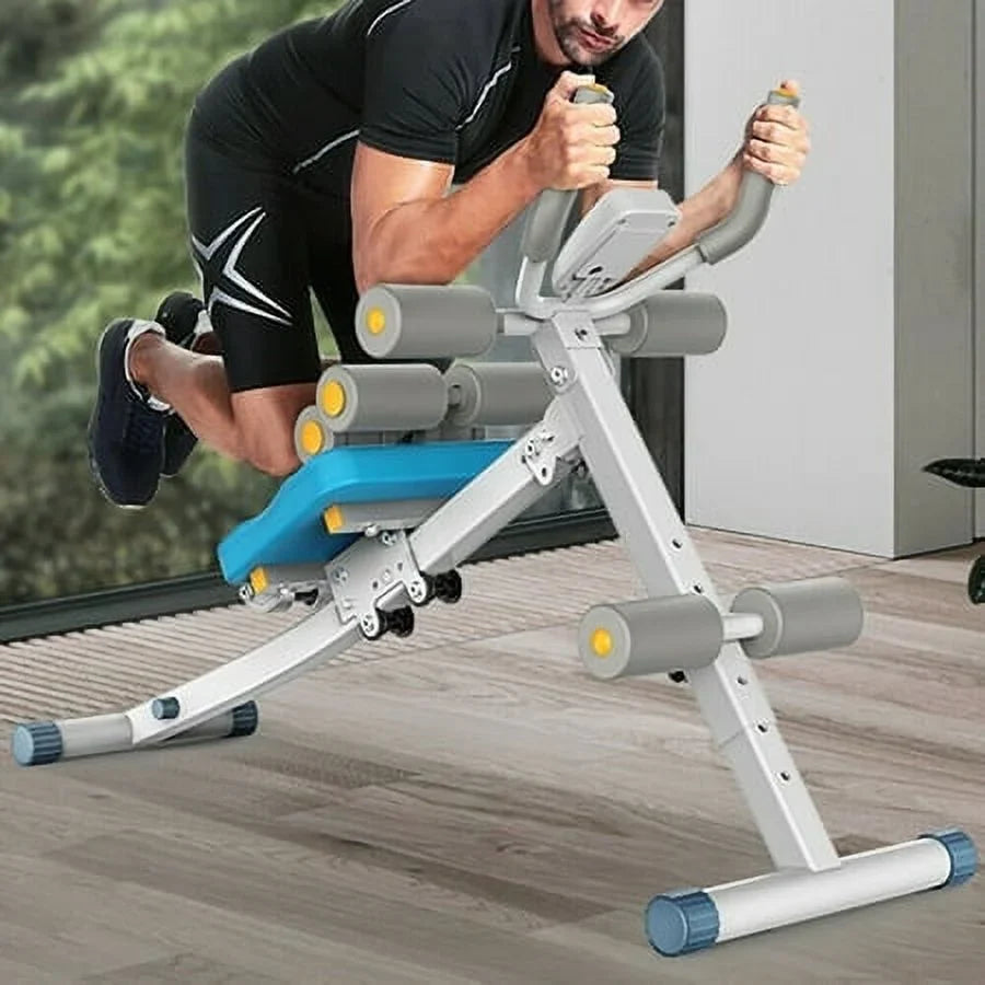Ab Abdominal Exercise Machine Cruncher Trainer Body Sizehaper Gym Equipment 2 IN 1