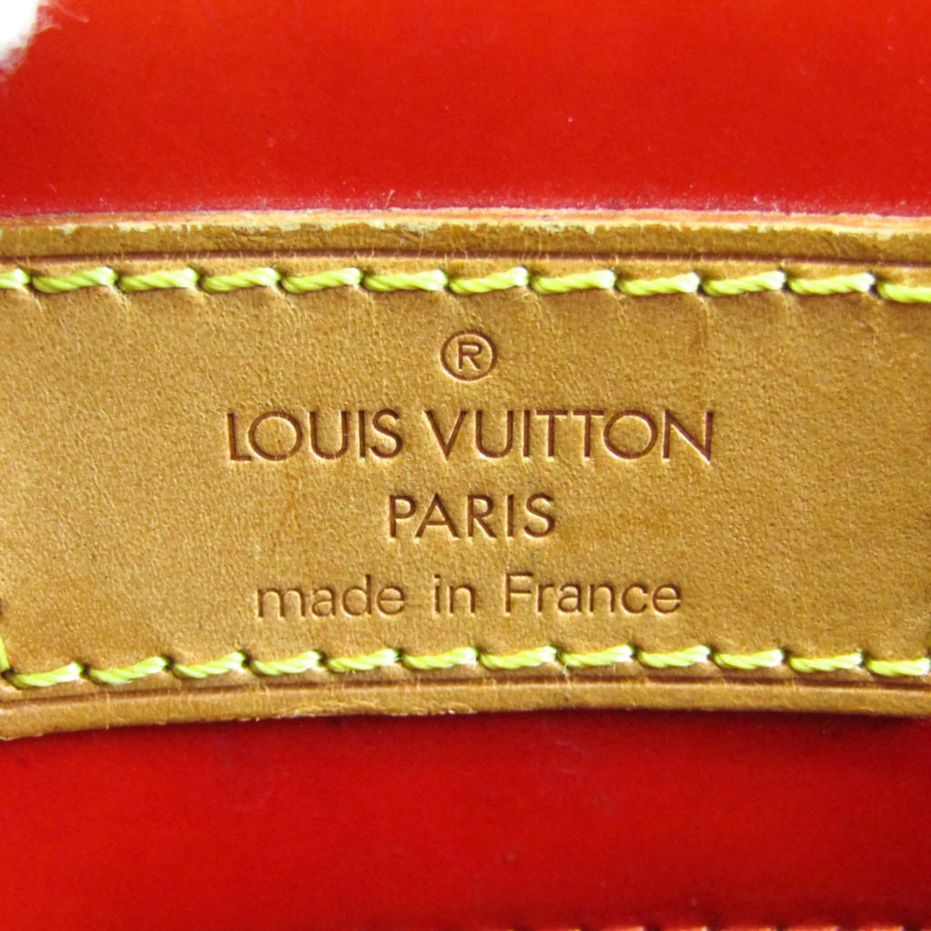 Pre-Owned Louis Vuitton Monogram Vernis Reade MM M91086 Women's Handbag Rouge (Good)