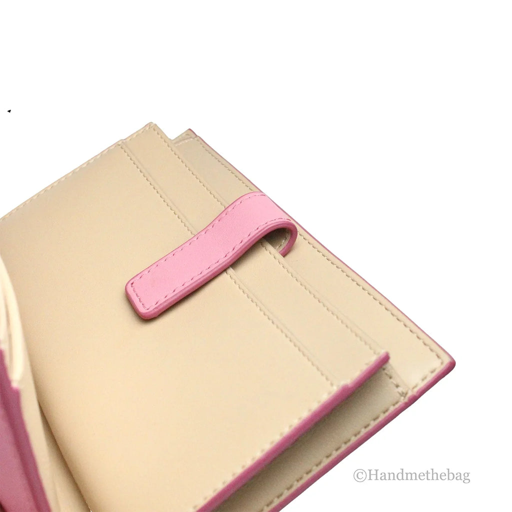 Marc Jacobs The J Marc Phone Wristlet Candy Pink Sizemooth Leather Wallet
