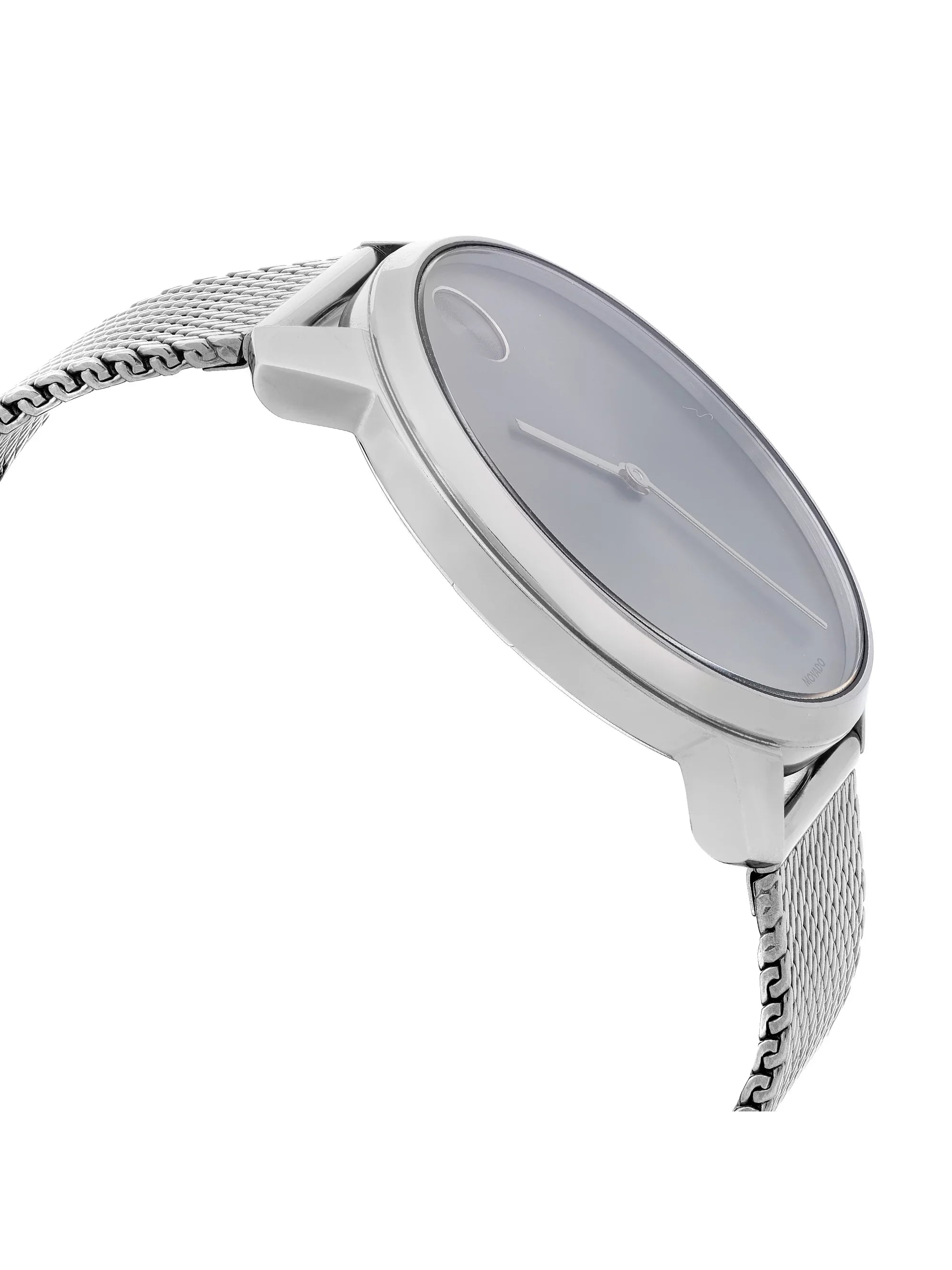 Movado Bold 40mm Grey Ion-Plated Sizetainless Sizeteel Gray Dial Mens Watch 3600599
