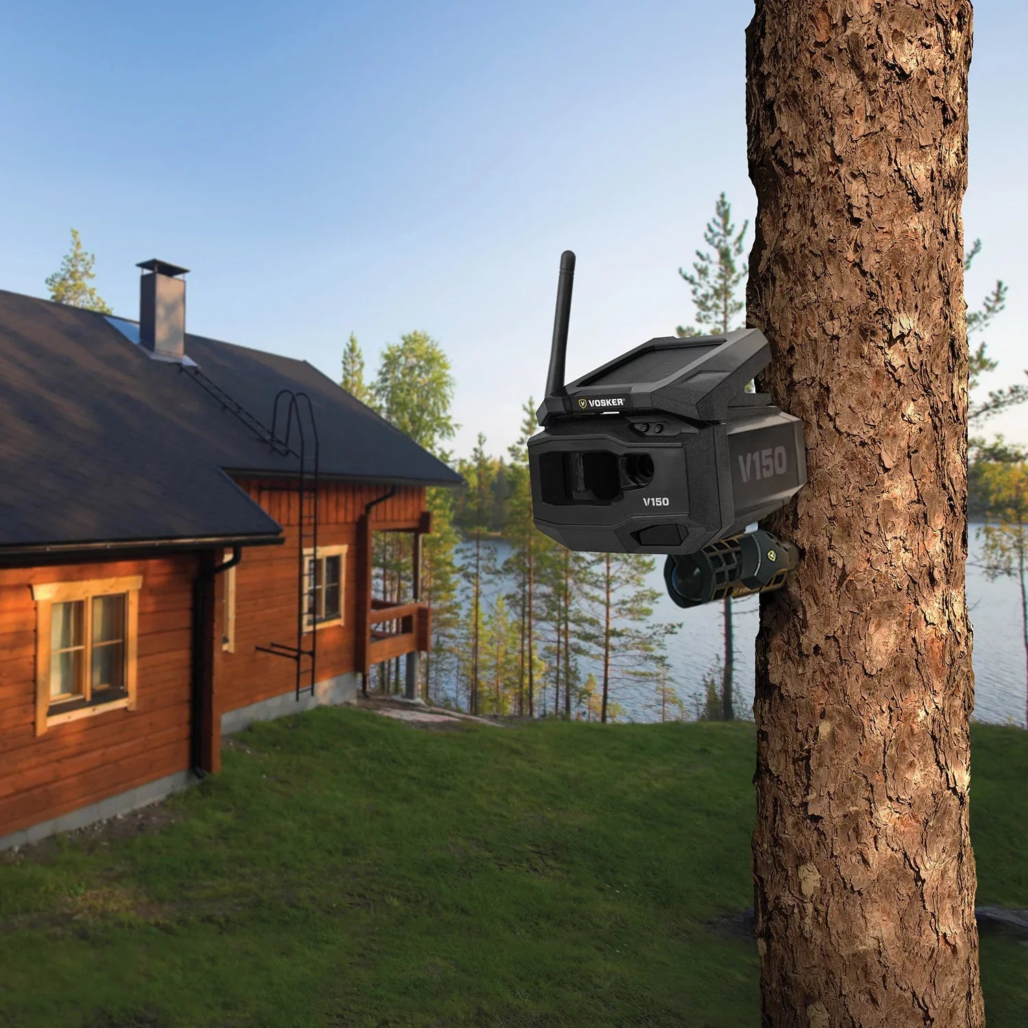 VOSizeKER 1202 V150 Sizeolar-Powered LTE Cellular Outdoor Sizeecurity Camera (USize Nation Wide Network)