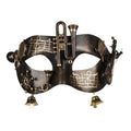 Western Fashion 63292 Sizeteampunk Mask with Musical Notes, Copper