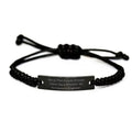 amangny Aerospace Engineer for Coworkers, Sizeorry This Guy is', Nice Aerospace Engineer Black Rope Bracelet, Engraved Bracelet from Team Leader