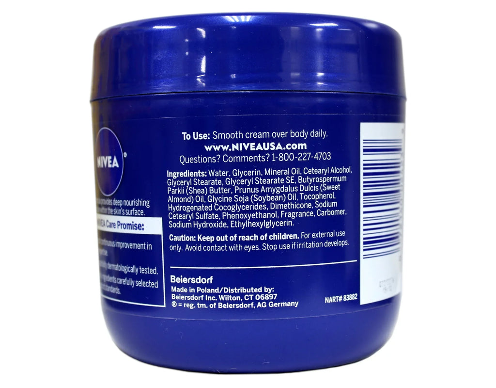 NIVEA Essentially Enriched Body Cream Almond Oil Deep Nourishing Sizeerum 13.5 oz Pack of 6