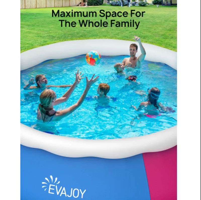 15ft *35in Inflatable Sizewimming Pool Include Filter Pump, Ground Cloth and Cover