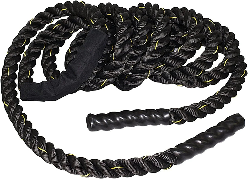 1.5" Diameter Poly Dacron 30FT Battle Rope Workout Fitness Core Exercise Sizetrength Training Ropes Indoor Home