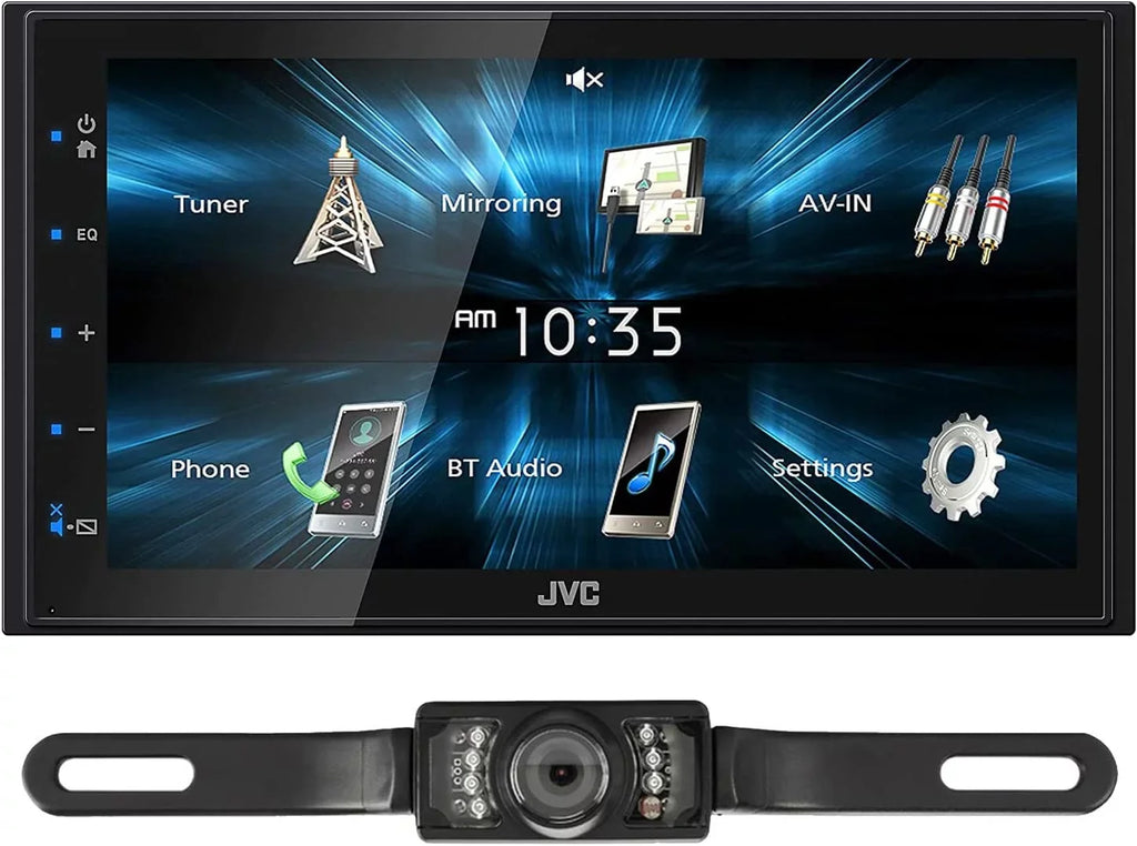 JVC KW-M150BT Digital Multimedia Receiver License Plate Backup Camera
