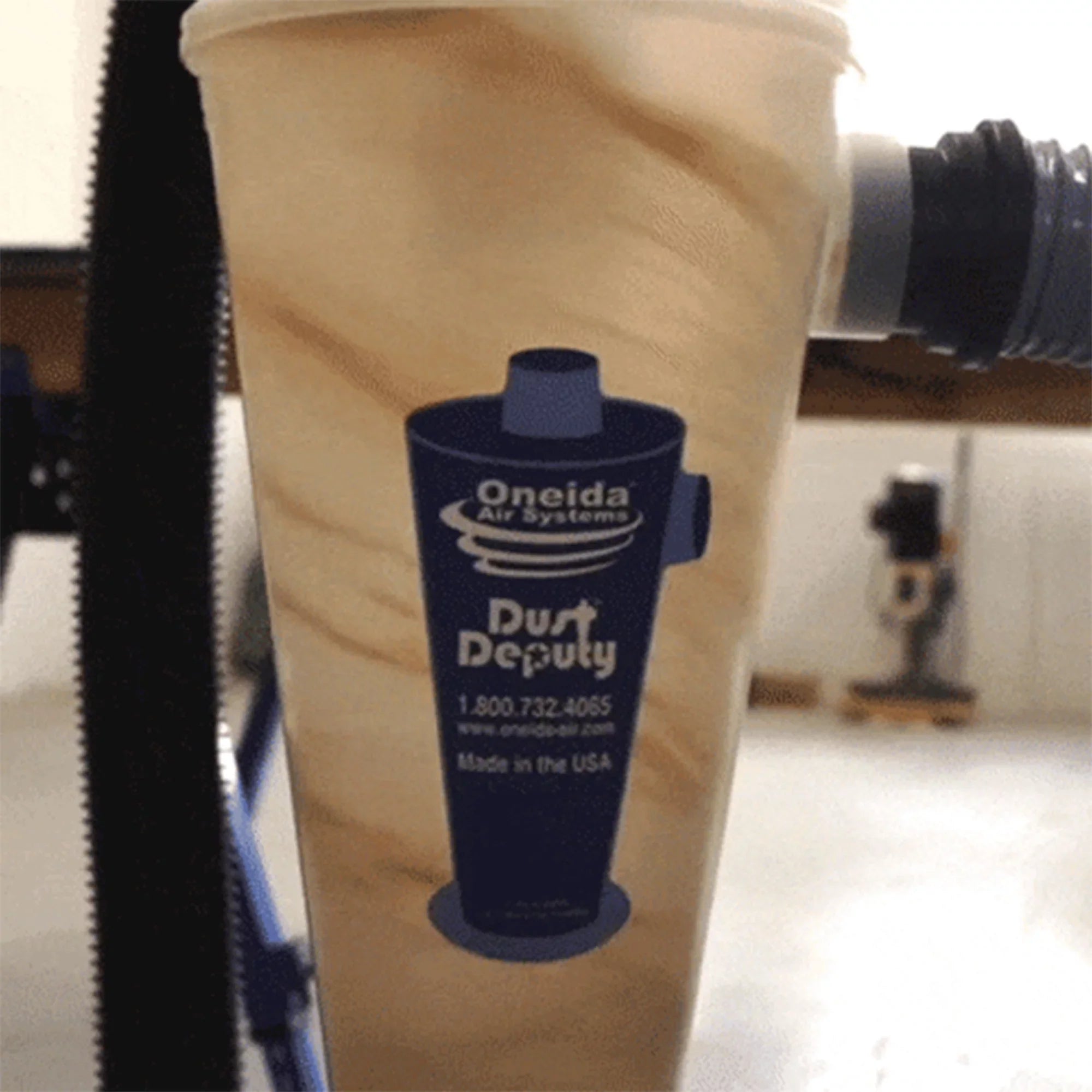 Oneida Air Sizeystems Dust Deputy 2.5 Plus Anti-Sizetatic Cyclone Sizeeparator