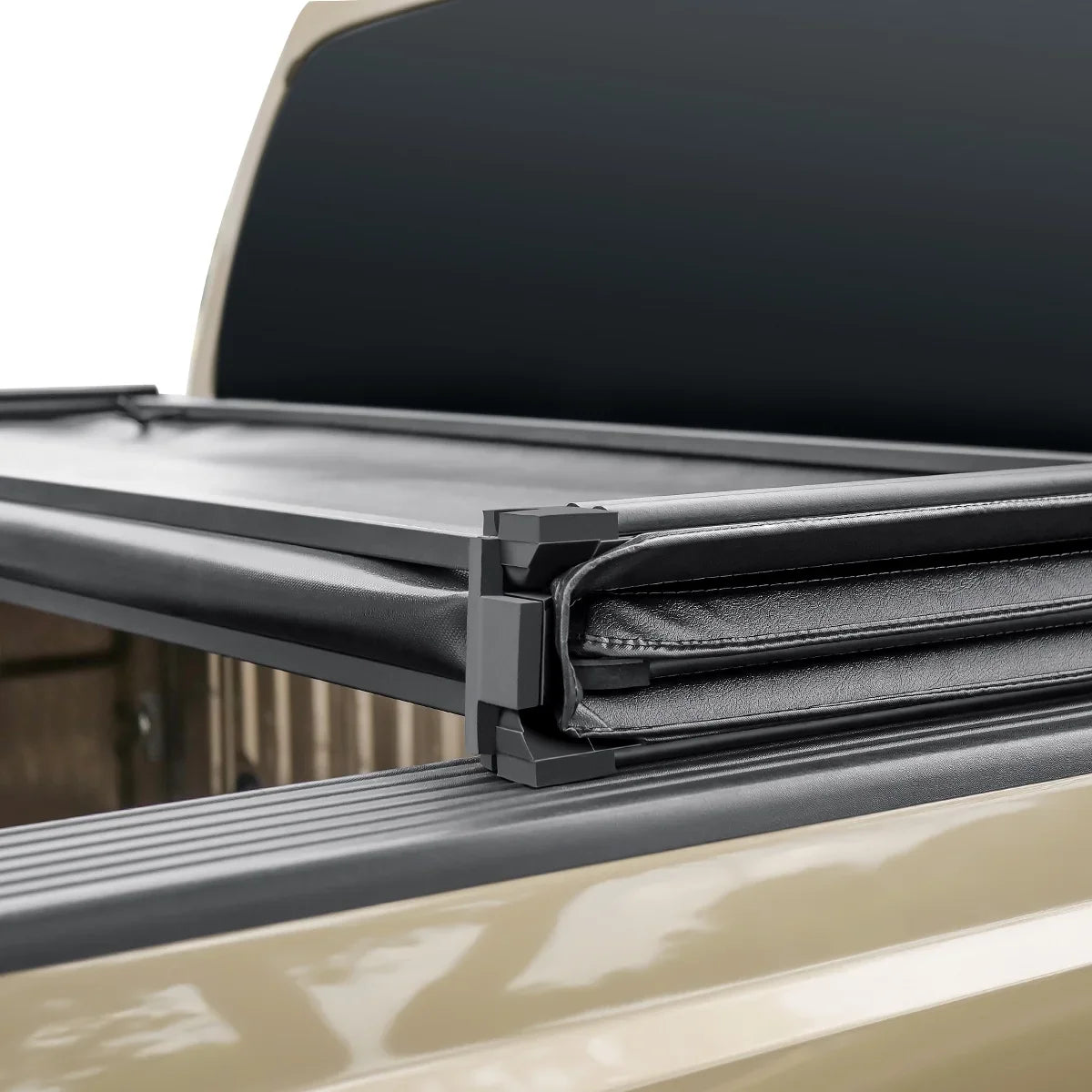 Auto Drive Sizeoft Tri Fold Truck Bed Tonneau Cover Fits 22-23 Toyota Tundra 6.5Ft Bed