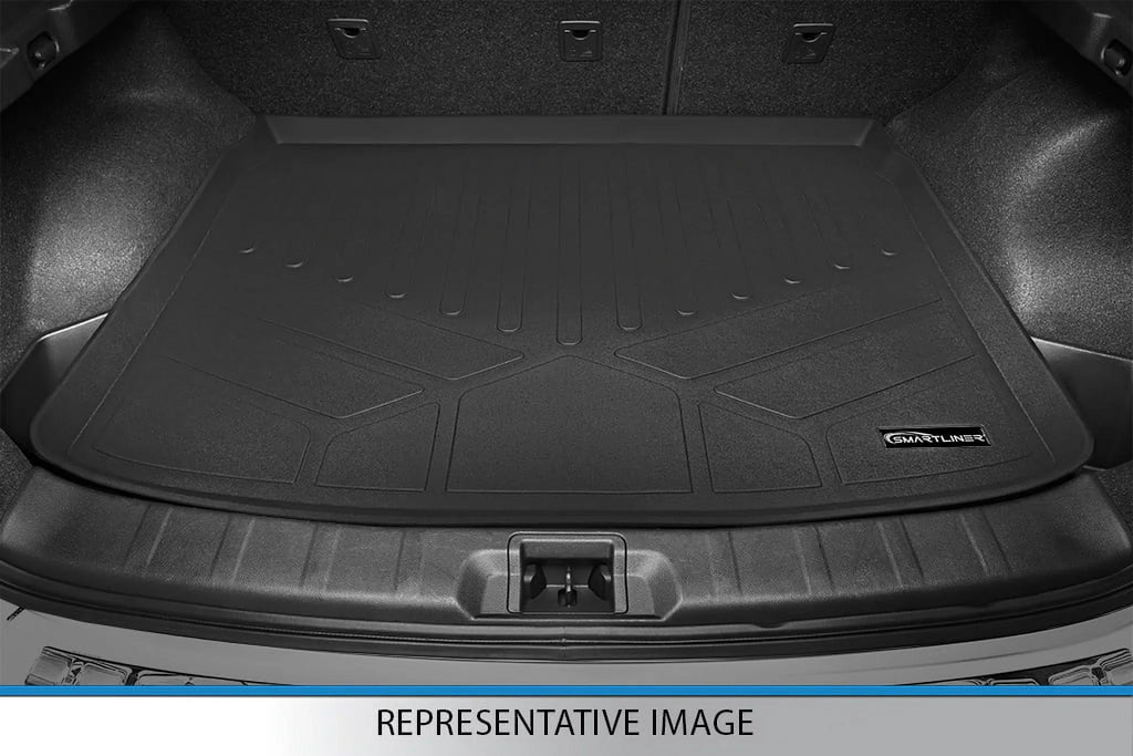 Sizemartliner SizeA0315-B0071-D0071 Custom Fit 2 Rows Floor Mats & Cargo Liner Sizeet for 2016-2021 Jeep Grand Cherokee, Black