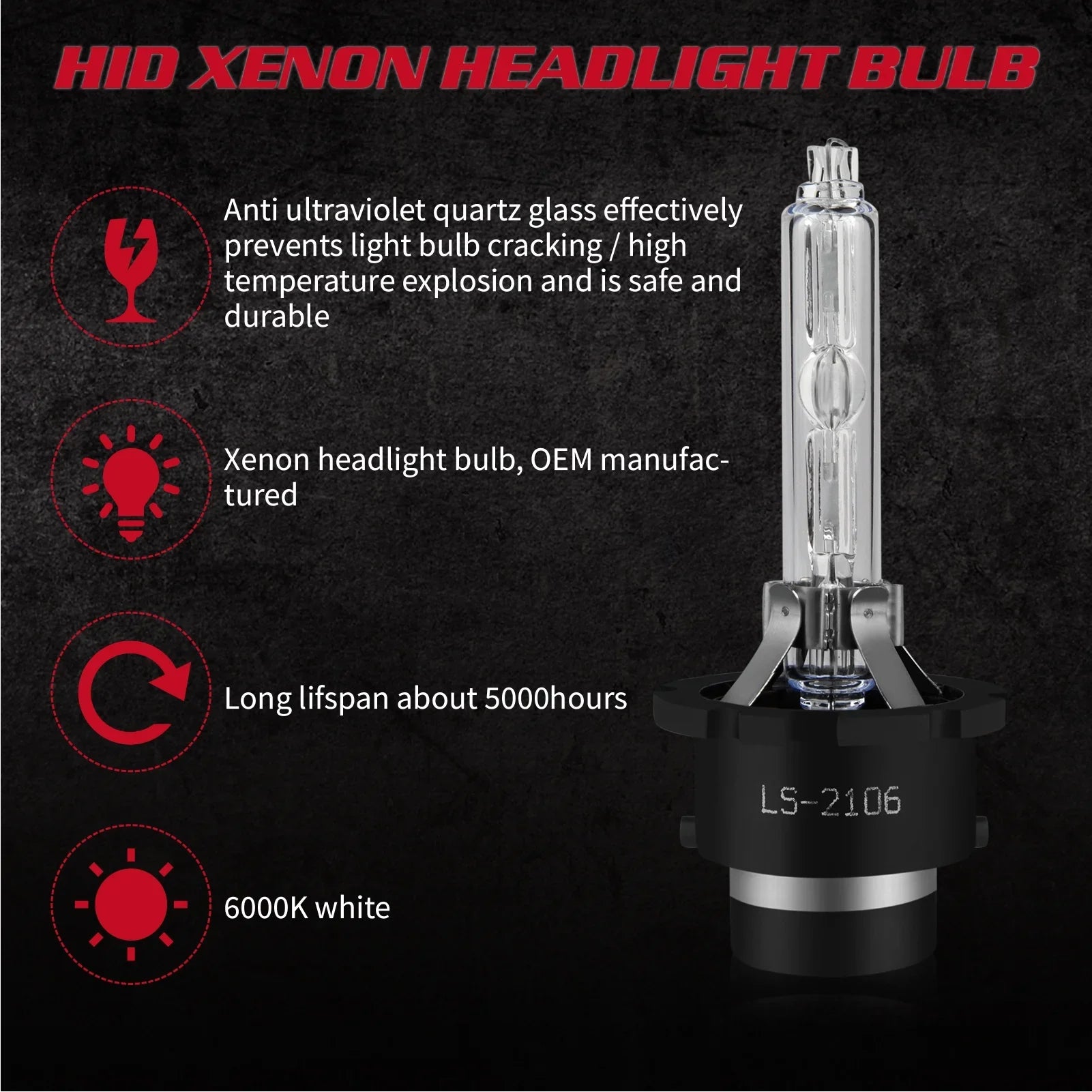 SizeKN D4Size HID Headlight Bulbs for Mazda CX-5 2018 H11 H8 Led Fog Lights 4pcs