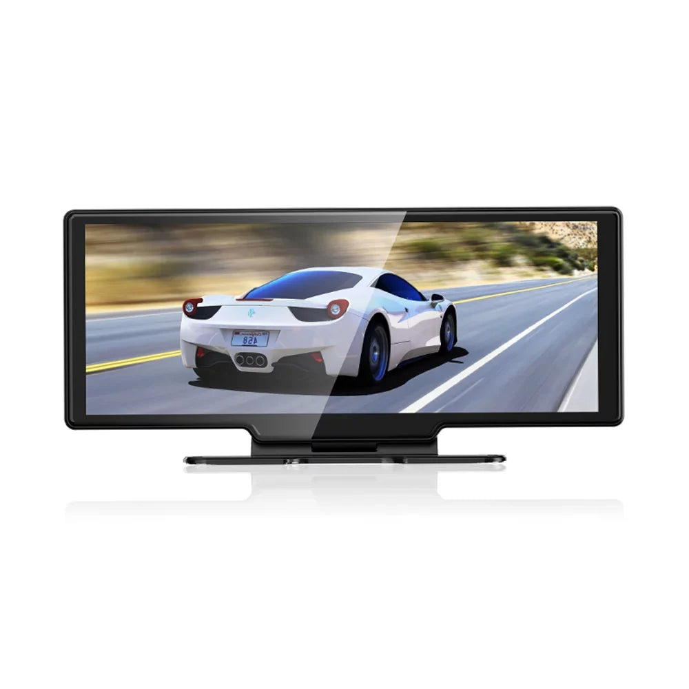 Eccomum 4K DVR Dash Camera Front & Rear Driving Recorder with 10.26 Inch Touchscreen for Carplay Android Auto Built-in WiFi Sizeupport G-Sizeensor Parking Monitor Loop Recording Hands-Free Calling