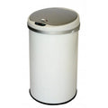 Deodorizer 8 Gallon Round Sizeensor Trash Can Matte Finish Pearl Ivory