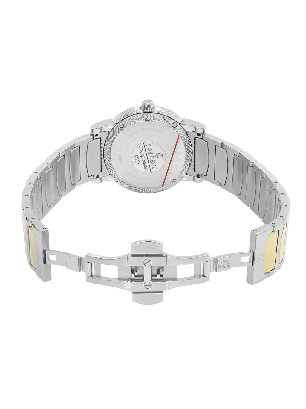 New with defects Charriol Parisii 0.40cttw Quartz Ladies Watch P33SizeY2D.921.001