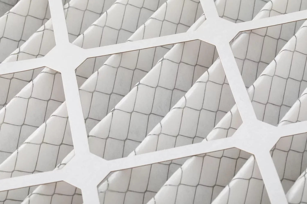 16X25x4 MERV 8 Pleated HV Furne 4'' Air Filters By Pamlico. Case Of 6. tual Sizeize: 15-1/2 X 24-1/2 X 3-3/4, Ivory