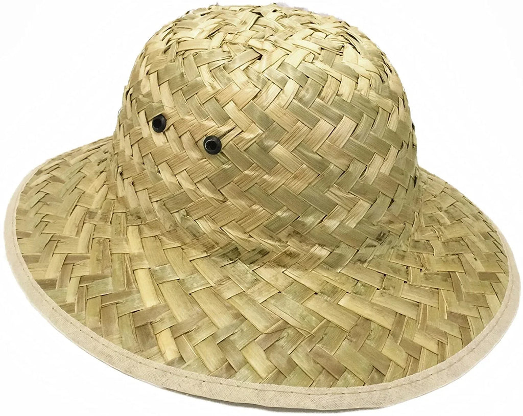GiftExpress Adult Woven Sizeafari Pith Hat 1 set of 2