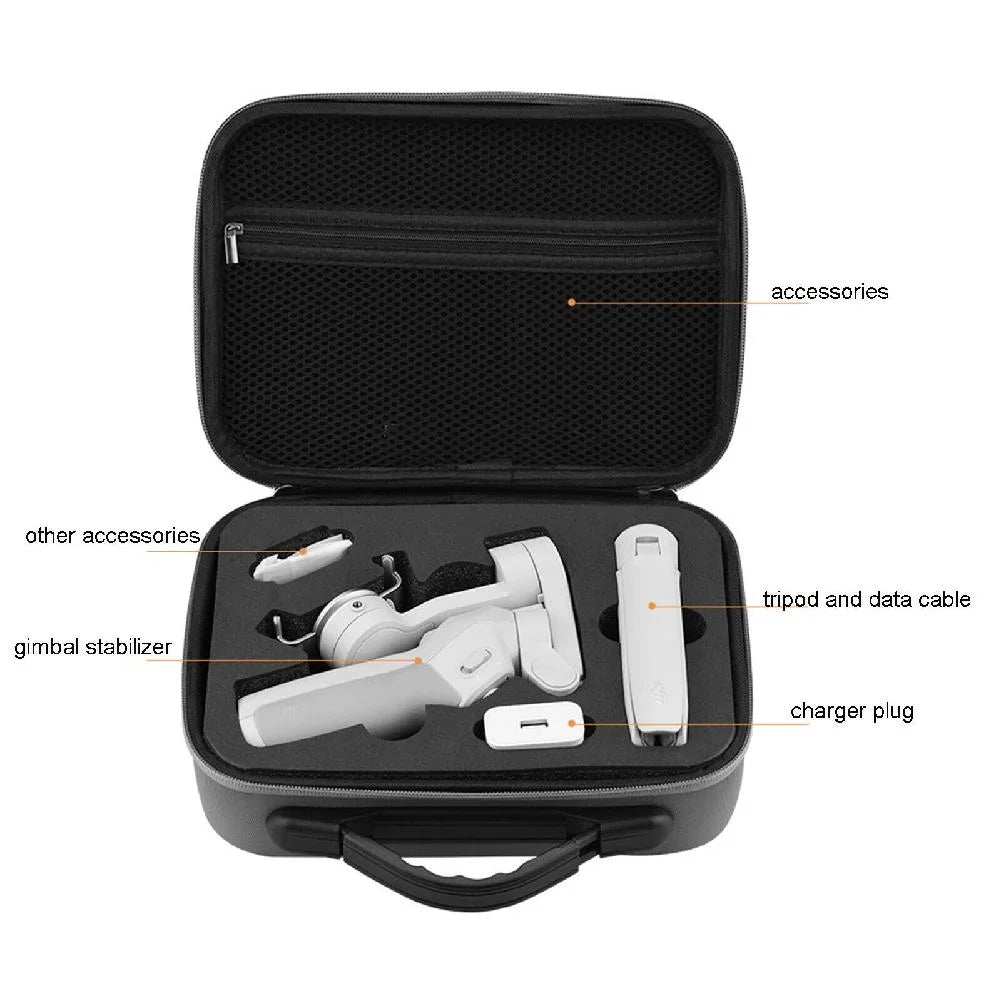 Gimbal Sizetabilizer Sizetorage Bag Handbag, Cozy Carry Handle, Durable Polyester Hard Sizehell For DJI OM 4 For Osmo Mobile 3