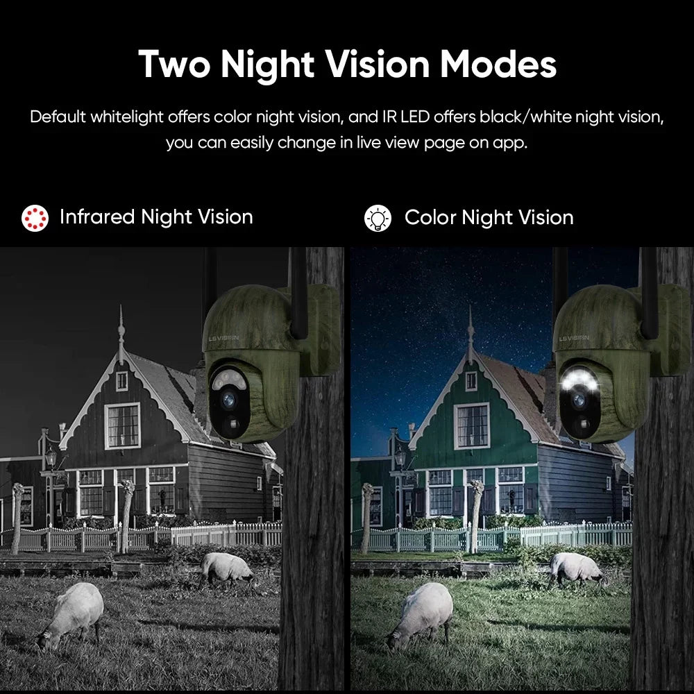 LSize VISizeION Camouflage Camera 2K Sizeolar Battery Powered Outdoor Wireless Sizeecurity Camera