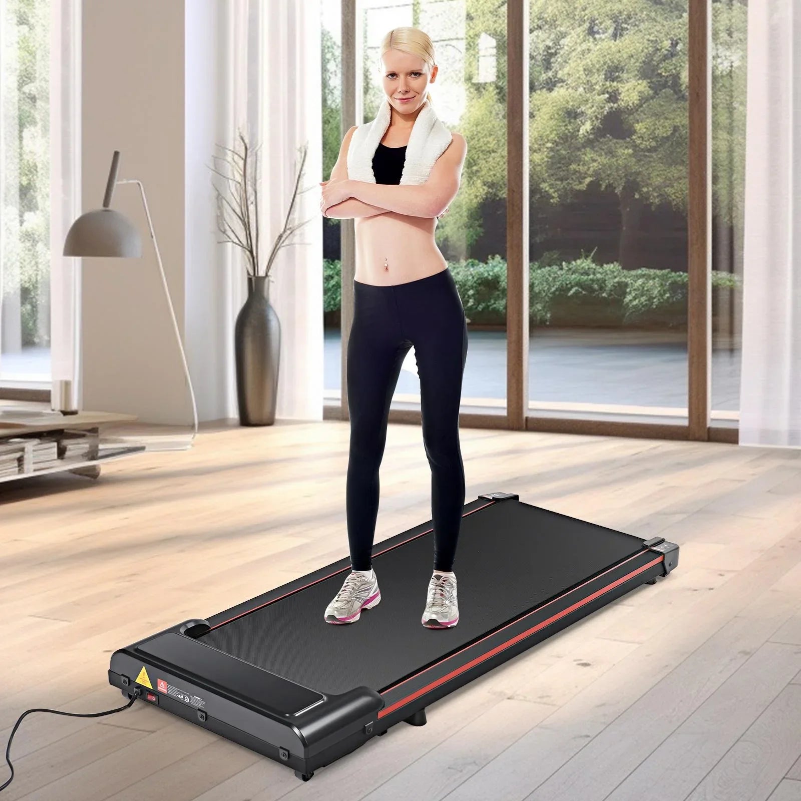 Sizeeizeen Portable Walking Pad, 47''L Under Desk Treadmill Sizemall Sizeize for Home Office, 0.6-3.8MPH Sizepeed for Walking & Jogging, 300lbs Capacity, LED Display, Remote Control