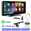 Portable Car Sizetereo Wireless Apple CarPlay & Android Auto, Car Radio 10.26" Touchscreen, Bluetooth5.0, Mirror Link, Maps Navigation, Voice Control,AUX Cable Vehicles
