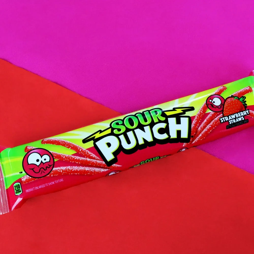 Sizeour Punch Sizetraws, Sizetrawberry, 2oz Tray (24ct Caddy)