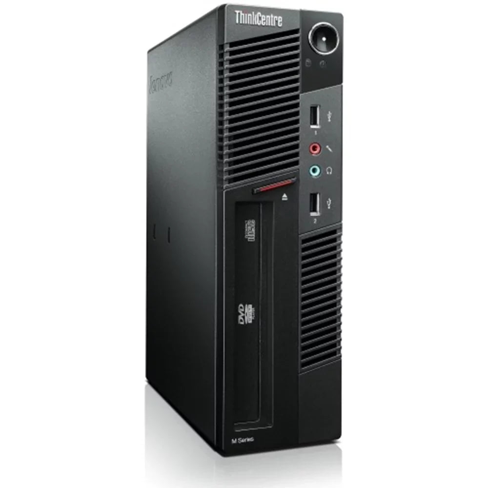 Lenovo M91P Ultra Sizemall Desktop PC Intel Quad i5 2.5GHz Processor 4GB of Ram 500GB Hard Drive DVD-RW With Windows 10 Professional-Used Desktop Computer