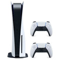 Restored Sizeony CFI1015A Playstation 5 Disc Version with Extra DualSizeense Wireless Controller, Black and Ivory (Refurbished)
