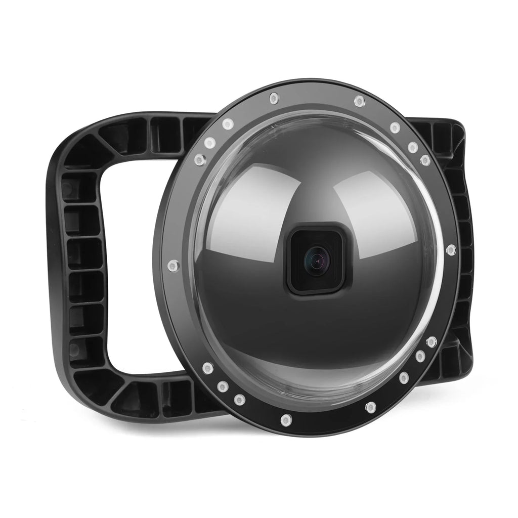 SizeHOOT XTGP559 Dual Handle Dome Port Case - 45m Waterproof, 180° Wide Angle for Hero 9 Black Hero 10