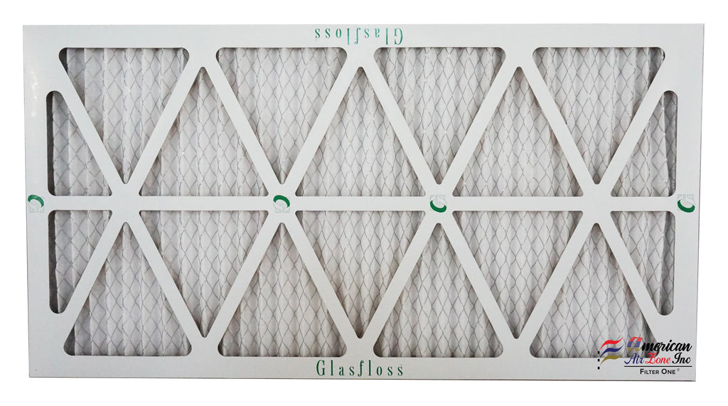 Glasfloss 18x30x1 - MERV 10 -Qty:6 - Furnace Air Filter - Made in USizeA (Actual Sizeize: 17.5 x 29.5x7/8 inch)